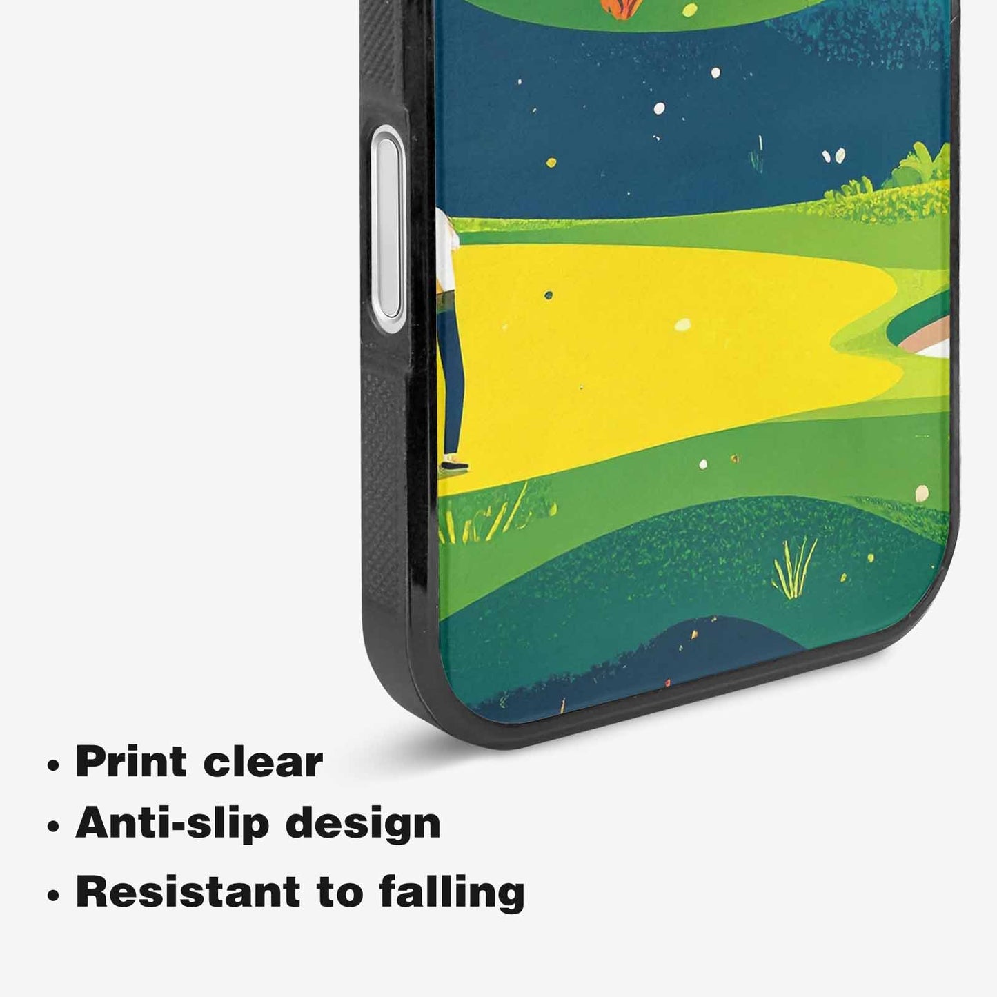 iPhone 16 Plus Case — Golf Cartoon Art Pattern, Unique Phone Case Design