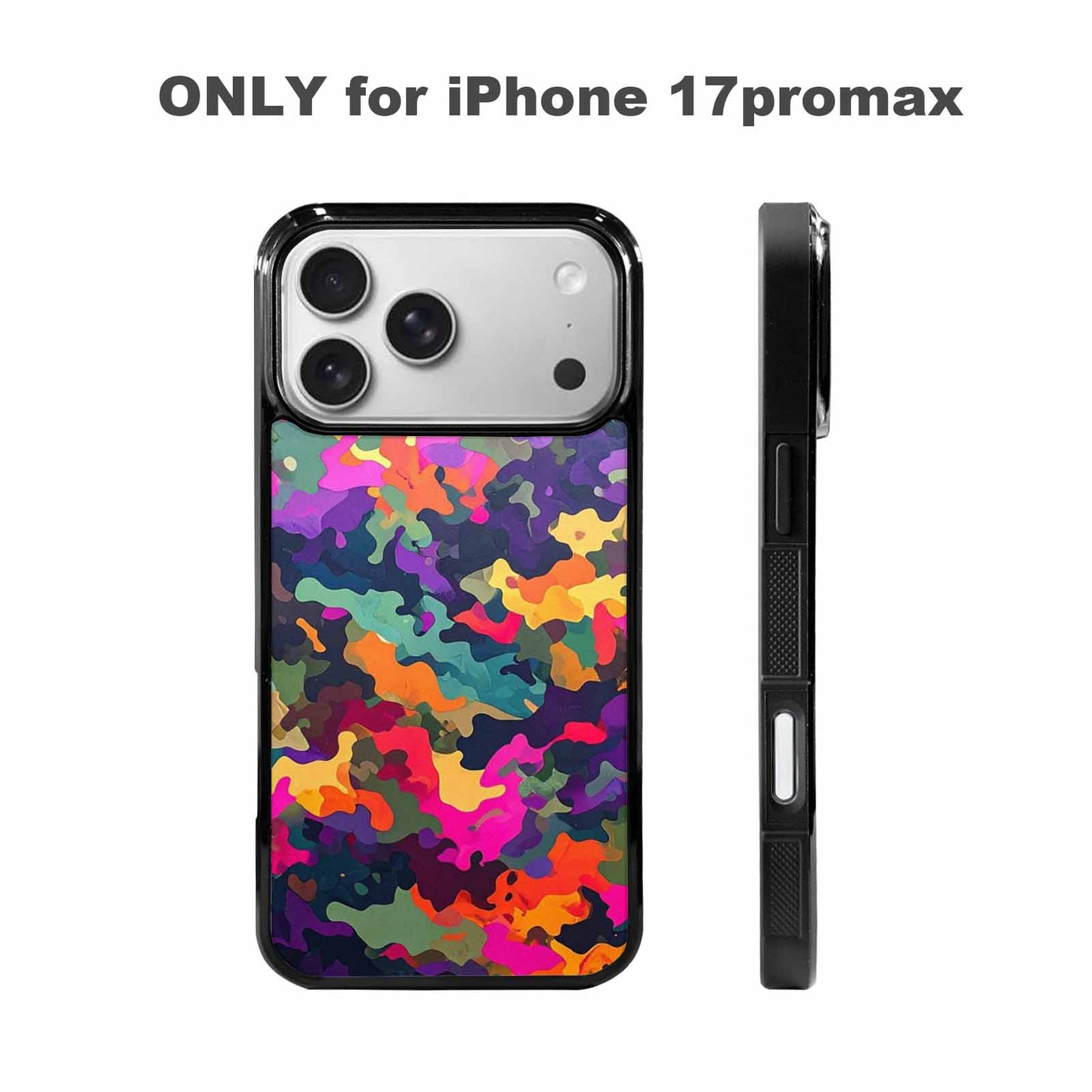iPhone 17 Pro Max Case — Small Military Camouflage Blotch Camo, Personalized Phone Case