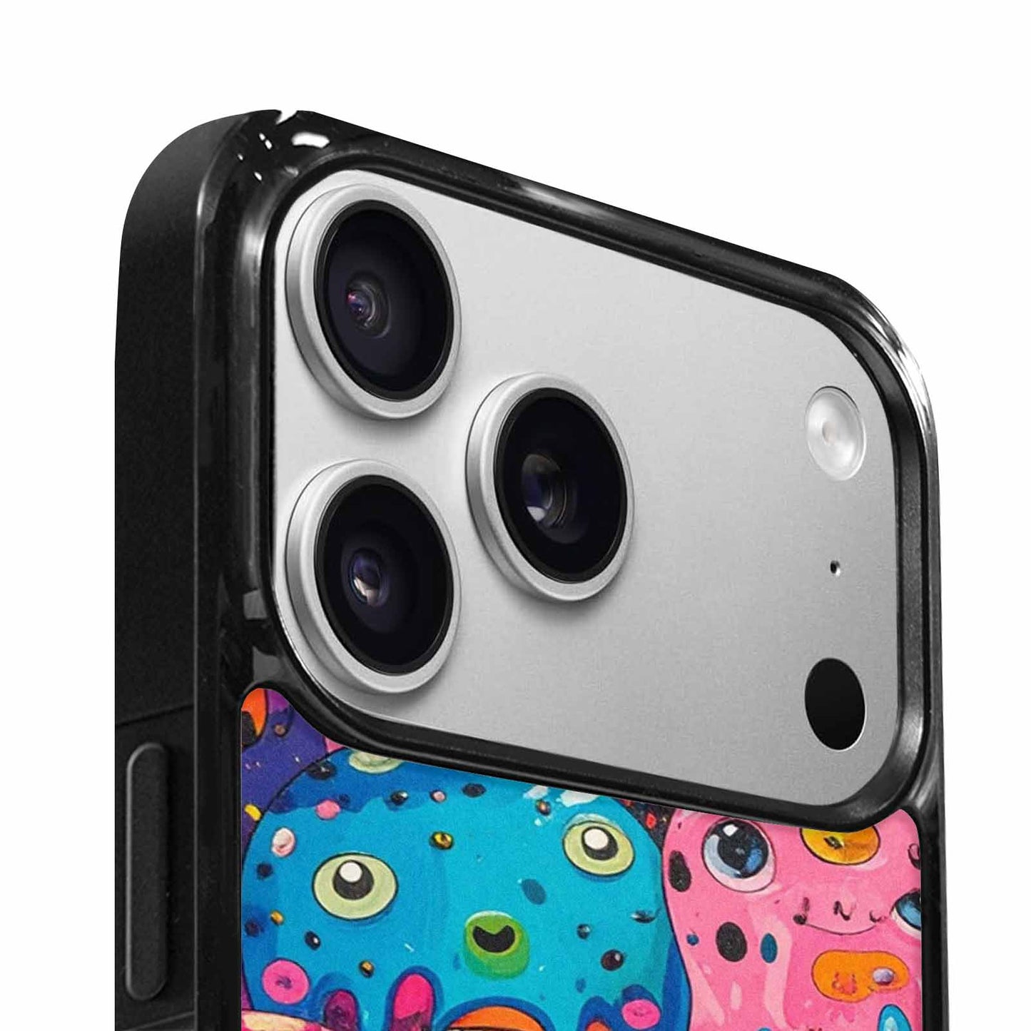 iPhone 17 Pro Max Case — Melting Aliens Pattern Alien Scifi, Custom Designed Case Cover