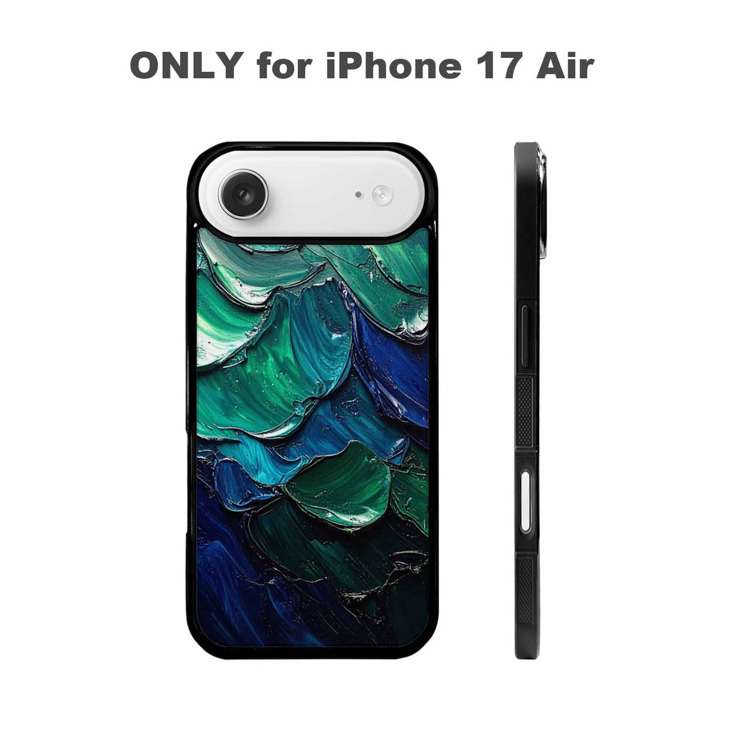 iPhone 17 Air Case — Seamless Tileable Pattern Of Overlapping Tie, Custom Made Phone Cover