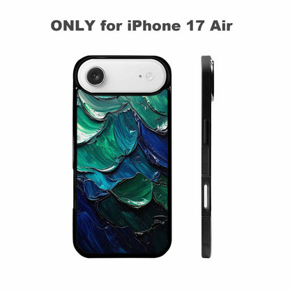 iPhone 17 Air Case — Seamless Tileable Pattern Of Overlapping Tie, Custom Made Phone Cover
