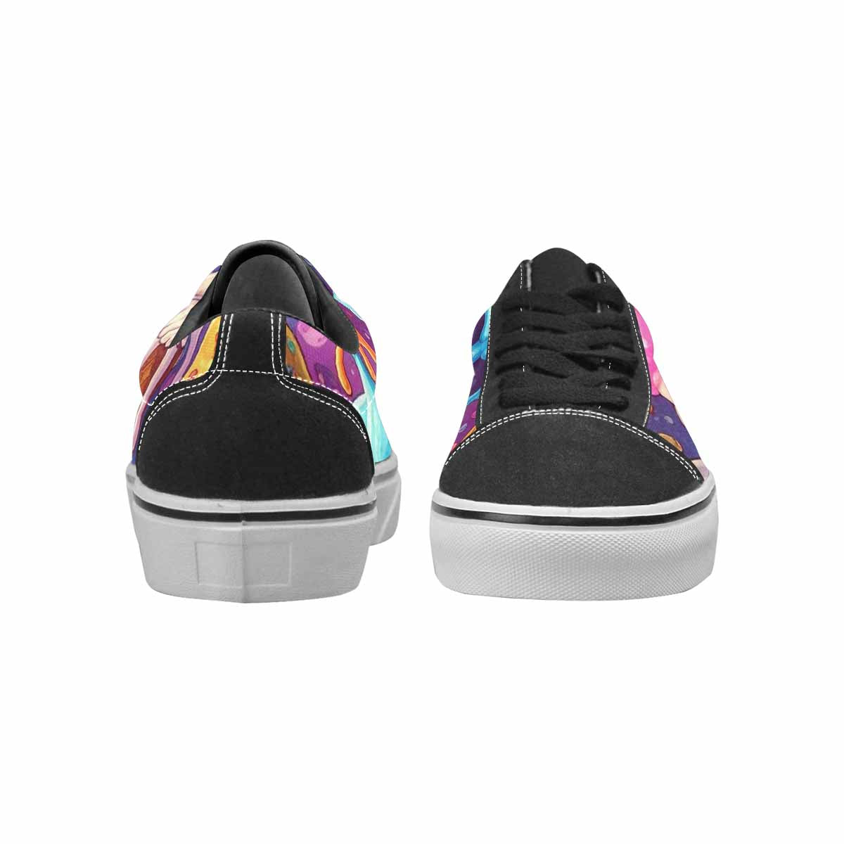 WOMEN'S Ice Cream Monsters  Lace-Up Canvas Dreamcore Custom Shoes