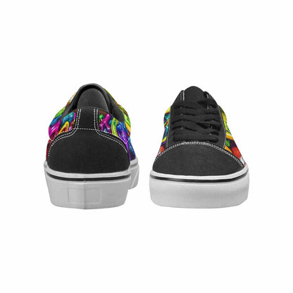 WOMEN'S Toxic Skeleton Hot Dog Lace-Up Canvas Y2K Shoes
