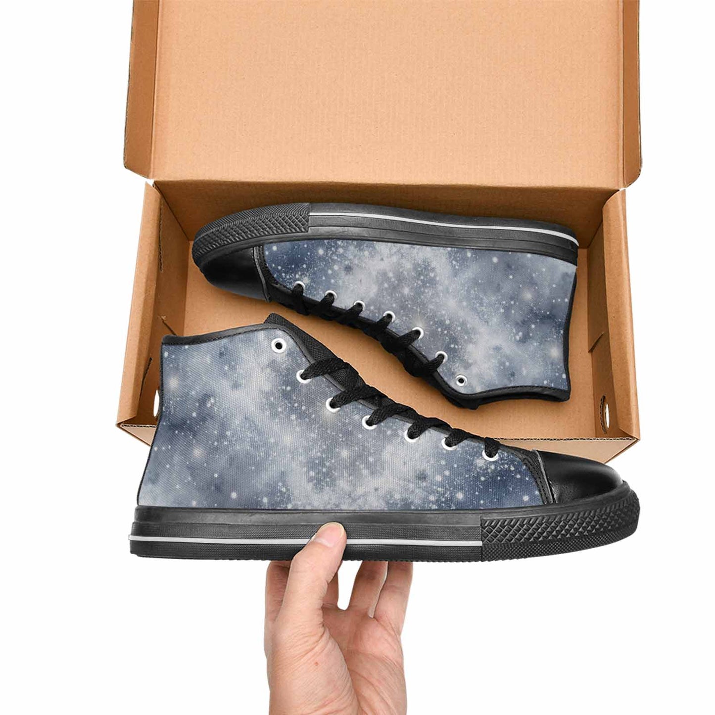 MEN'S Galaxy Art - High Top Canvas Dreamcore Custom Sneakers