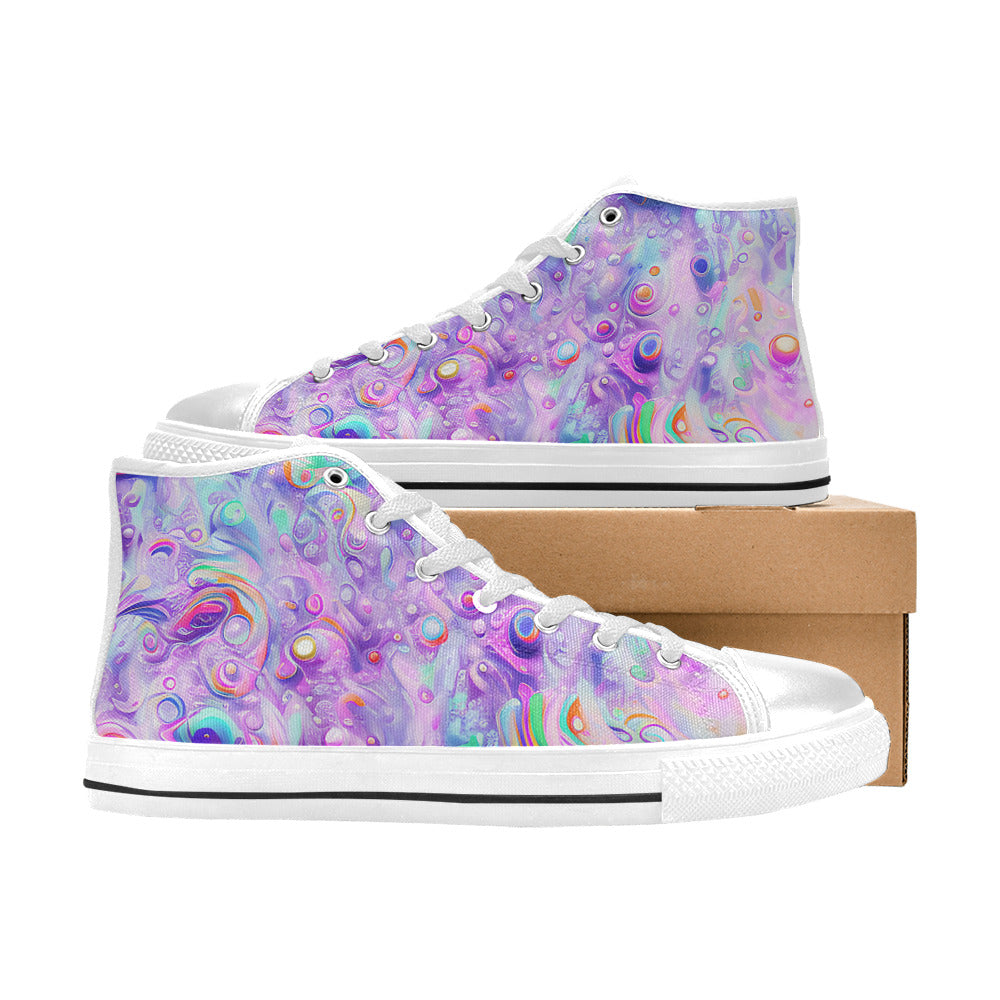 WOMEN'S Cc Acid Bath 10 High Top Canvas Aesthetic Custom Shoes
