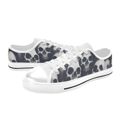 MEN'S Cc Skulls Greyscale Style Canvas Neon Fantasy Sneakers