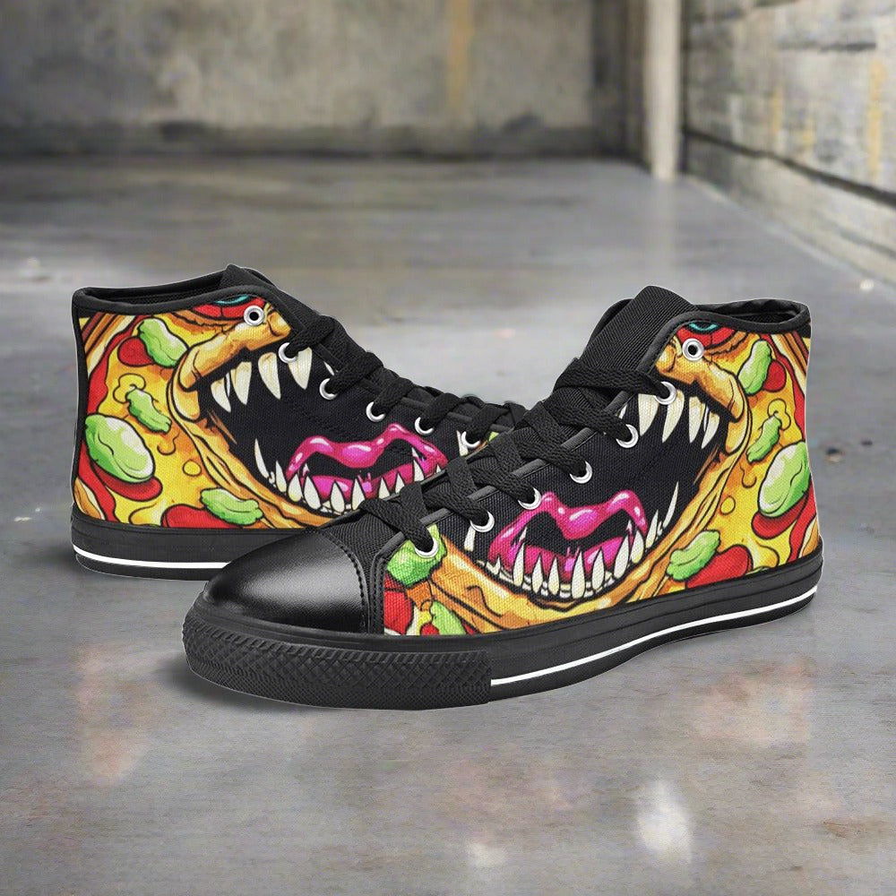 Aurora Borealis Green Emerald Unique Bold Art - Freaky Shoes