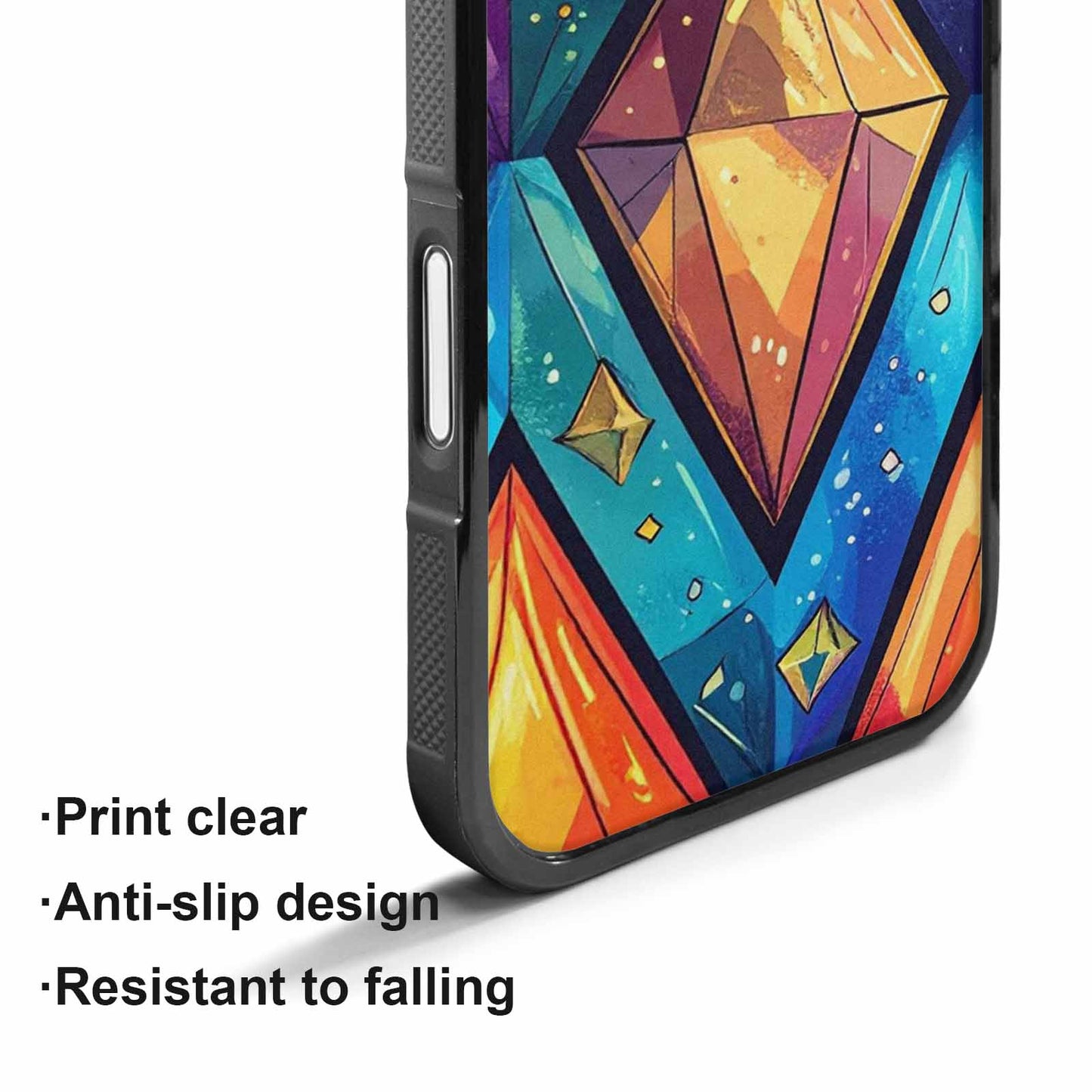 iPhone 17 Case — Vintage Summer Diamond Retro Vintage, Customized Protective Case