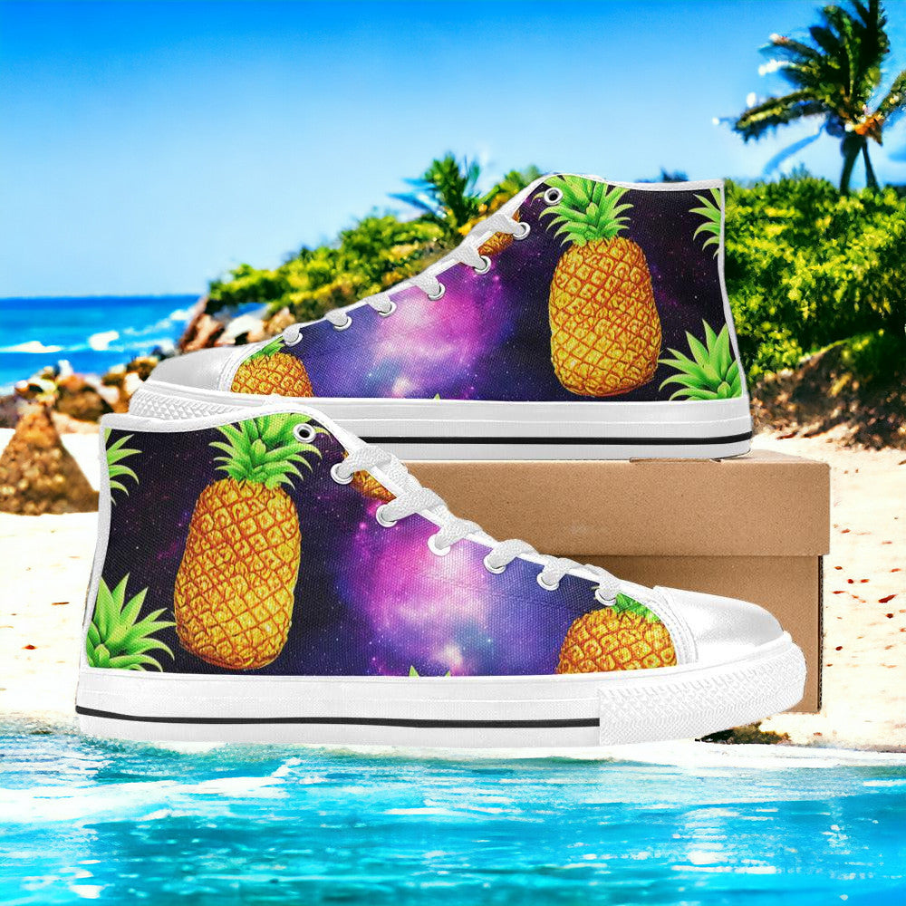 Cherry Blossom Jewel Rich Vivid WOMEN Bold Art - Freaky Shoes | Custom Art Sneakers