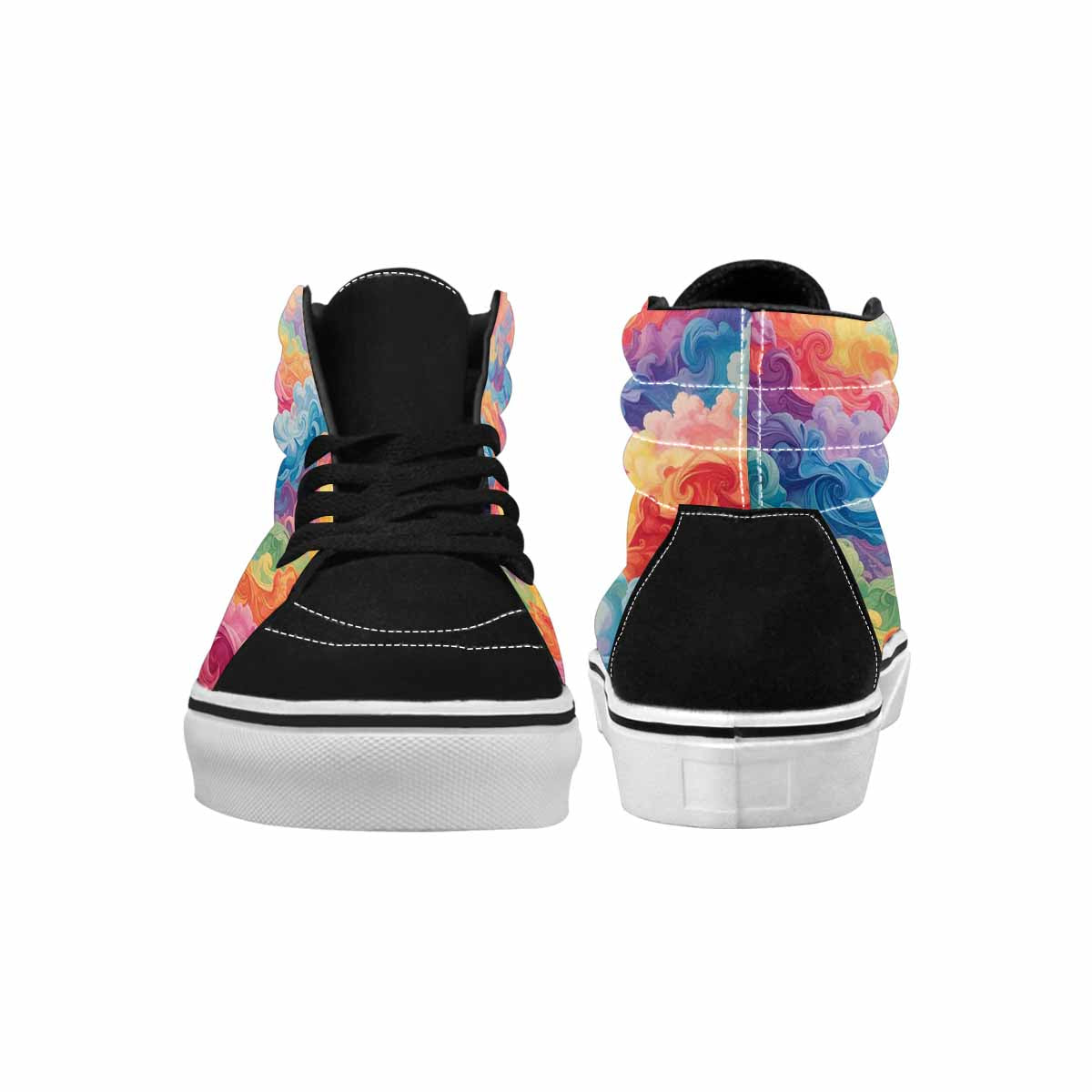 MEN'S Tie High Top Canvas Dark Academia Sneakers