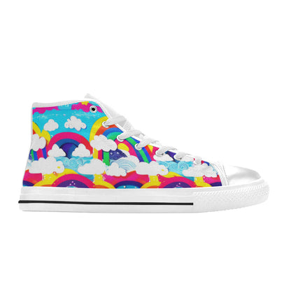 MEN'S Clouds Unicorns Art Men’S High Top Canvas Grunge Shoes