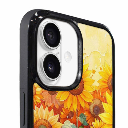 iPhone 17 Case — Full Color Vibrant Sunflower Floral, Custom Designed Case Cover