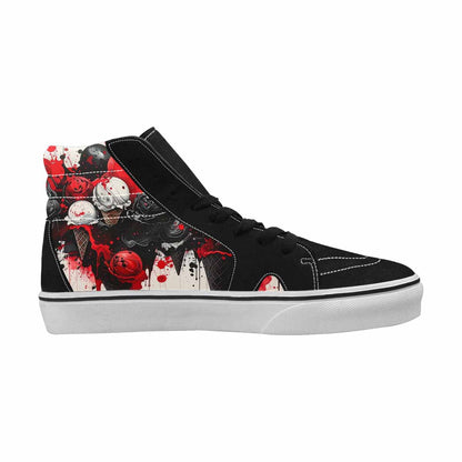 MEN'S Ice Cream Motif High Top Canvas Grunge Shoes