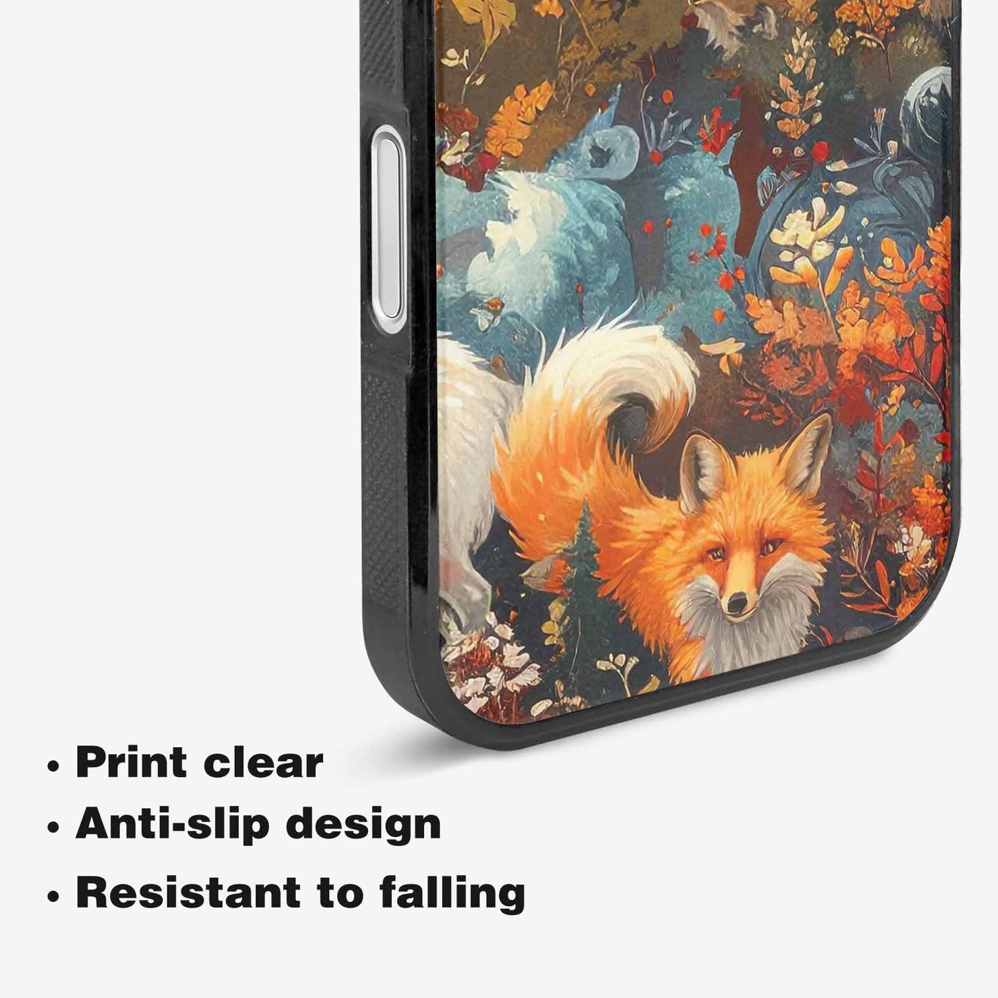 iPhone 16 Plus Case — Fox Forest Fox Forest Pattern Hundreds, Custom Art Phone Cover