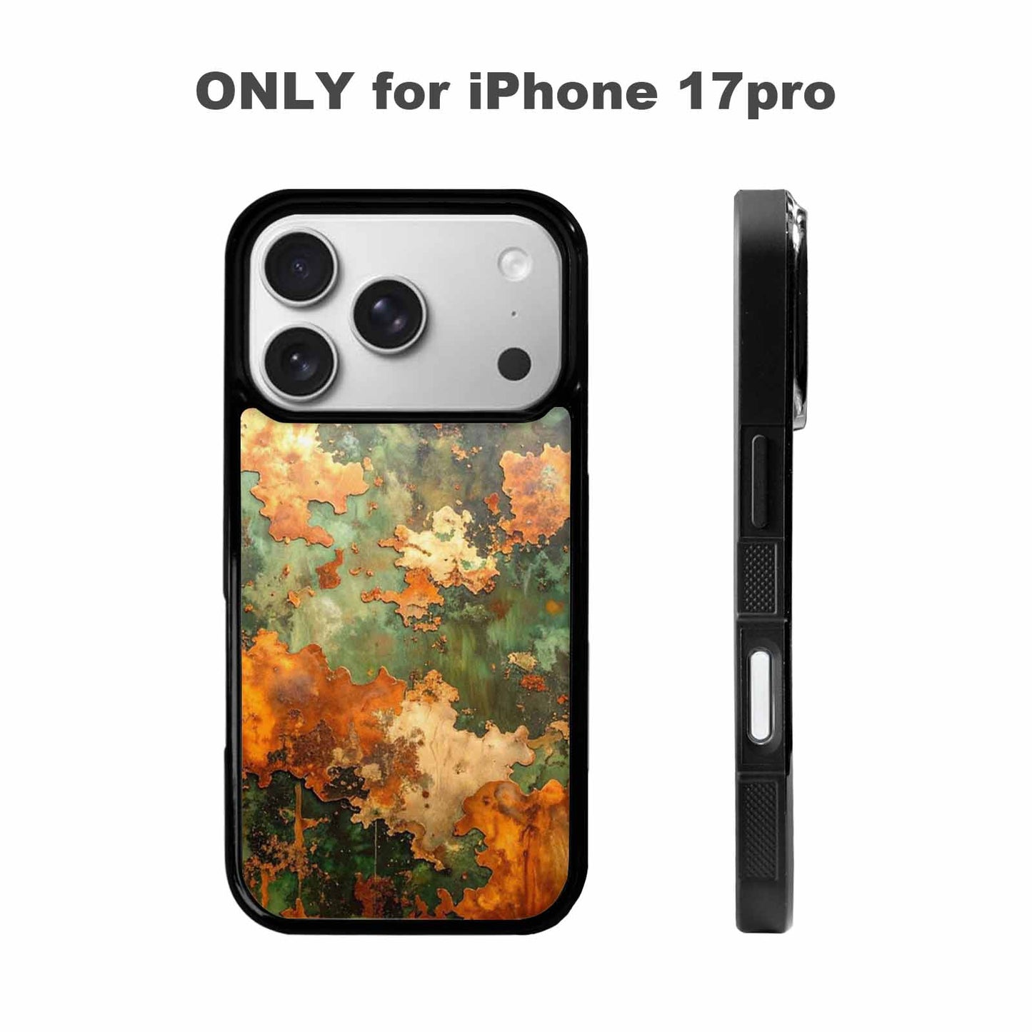 iPhone 17 Pro Case — Seamless Tileable Pattern Of Overlapping Camo, Customized Protective Case