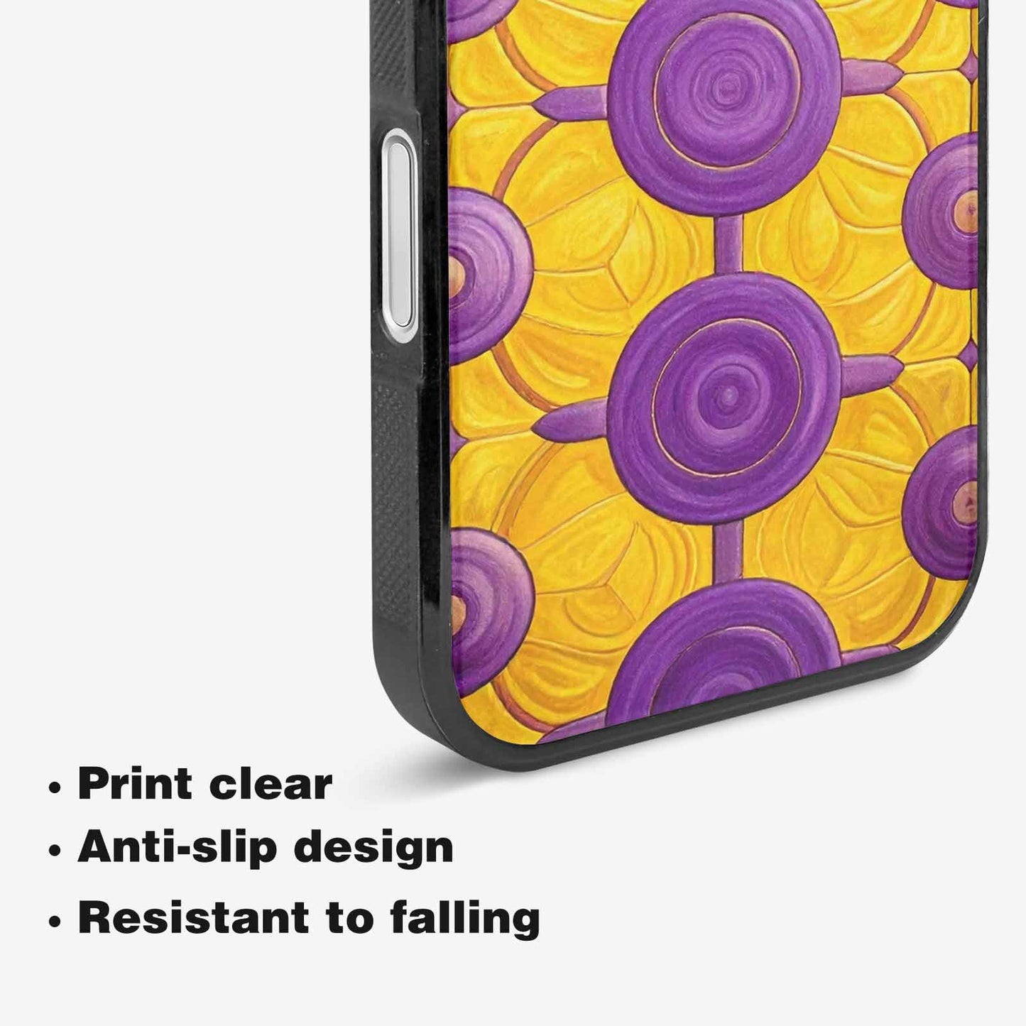 iPhone 16 Case — Intersex Flag Color Theme Small Rainbow, Unique Phone Case Design
