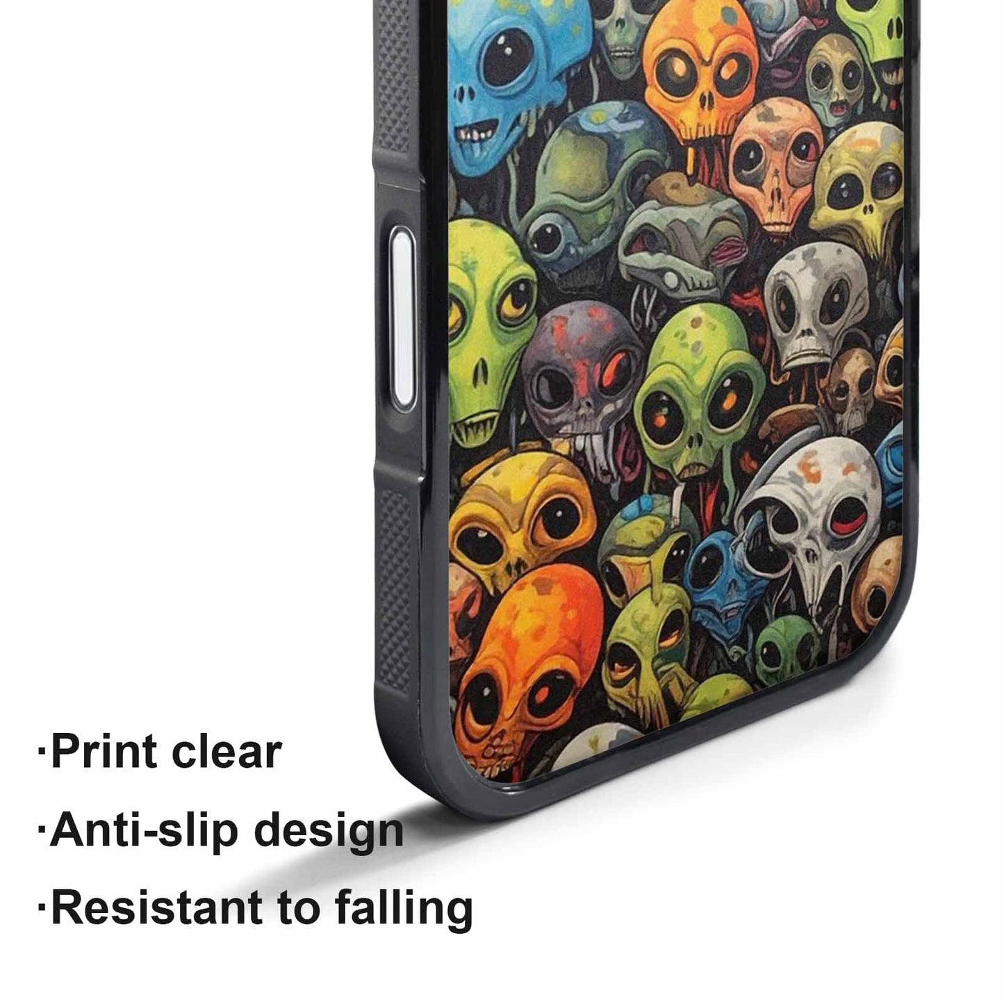 iPhone 17 Air Case — Aliens Camo Aliens Pattern Hundreds Alien, Customized Protective Case