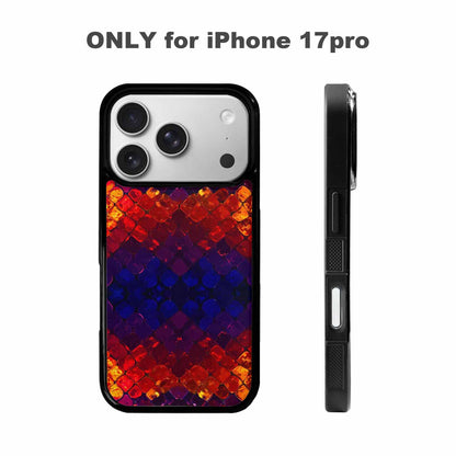 iPhone 17 Pro Case — Snake Print Dark Seamless Pattern Animal, Personalized Phone Case