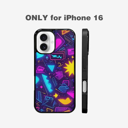 iPhone 16 Case — 80s Retro Motif 80s Retro Motifs, Original Design Phone Case