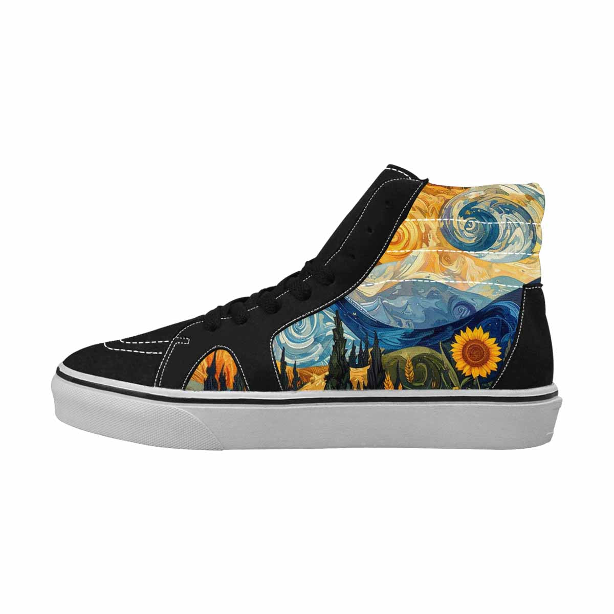 WOMEN'S Blend All Versions High Top Canvas Vivid Custom Sneakers