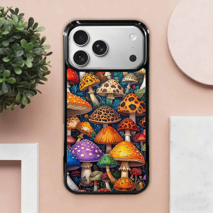iPhone 17 Pro Max Case — Mushrooms Pattern Hundreds Of Original Art, Custom Art Phone Cover