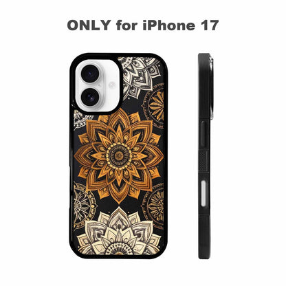 iPhone 17 Case — Small Mandala Pattern, Randomly Floral, Custom Phone Case