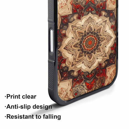 iPhone 17 Pro Max Case — Small Mandala Pattern, Randomly Floral, Original Design Phone Case