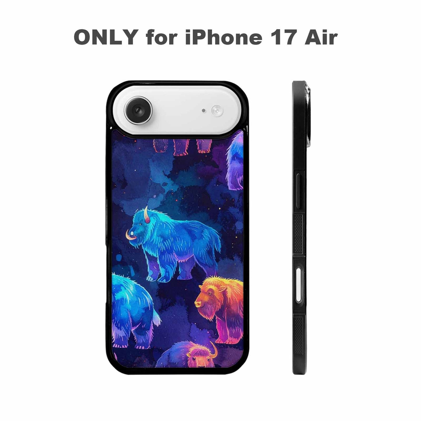 iPhone 17 Air Case — Watercolor Cryptid Folklore Yeti Watercolor Abstract, Custom Phone Case