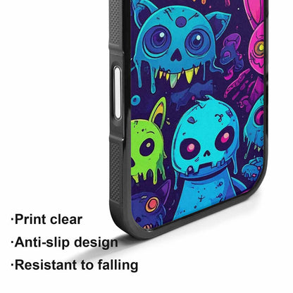 iPhone 17 Case — Mixed Toxic Glow Creature Cartoon Cute, Original Design Phone Case