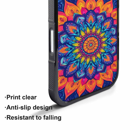 iPhone 17 Pro Case — Tie Dye Mandala Art Seamless Tie, Custom Phone Case