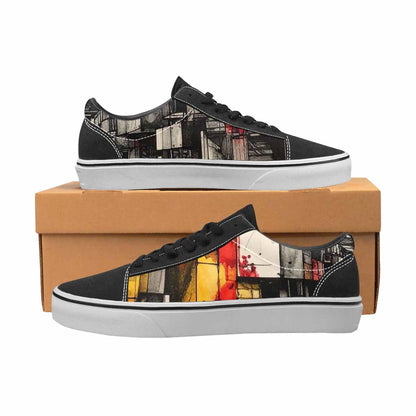 WOMEN'S Liminal Space Fragment Lace-Up Canvas Cottagecore Custom Sneakers