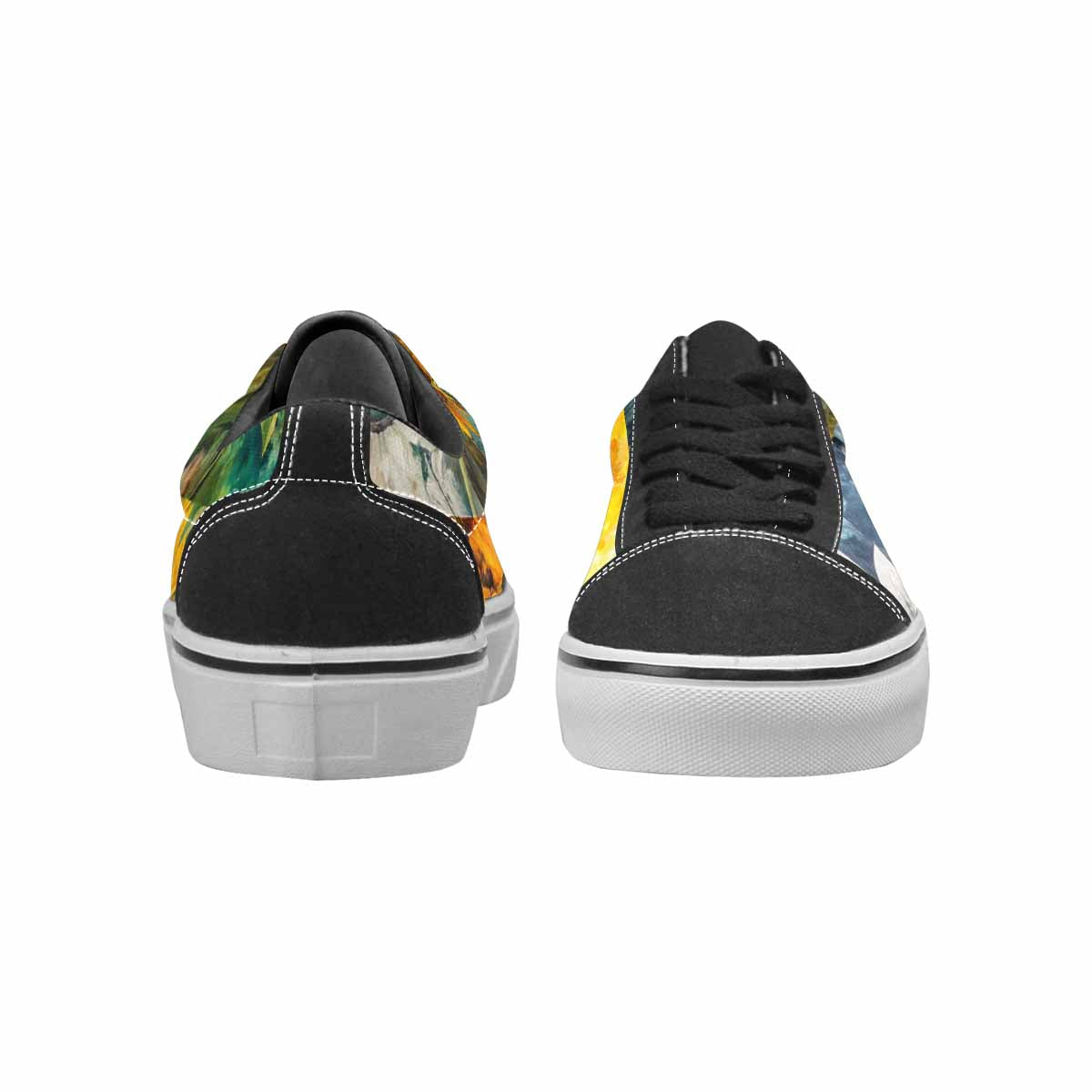WOMEN'S Blend Melt Them Canvas Lace-Up Neon Fantasy Custom Shoes