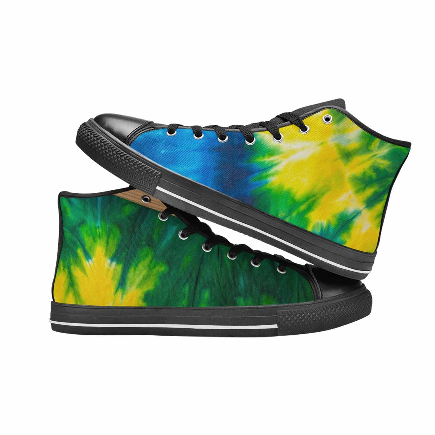WOMEN'S Tie Dye Classic High Top Canvas Aesthetic Custom Shoes