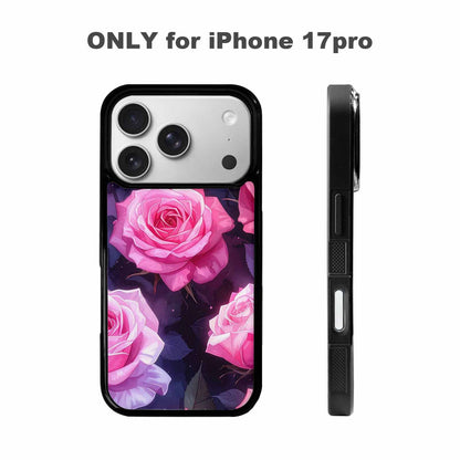 iPhone 17 Pro Case — Watercolor Marble Rose Watercolor Abstract, Custom Made Phone Cover