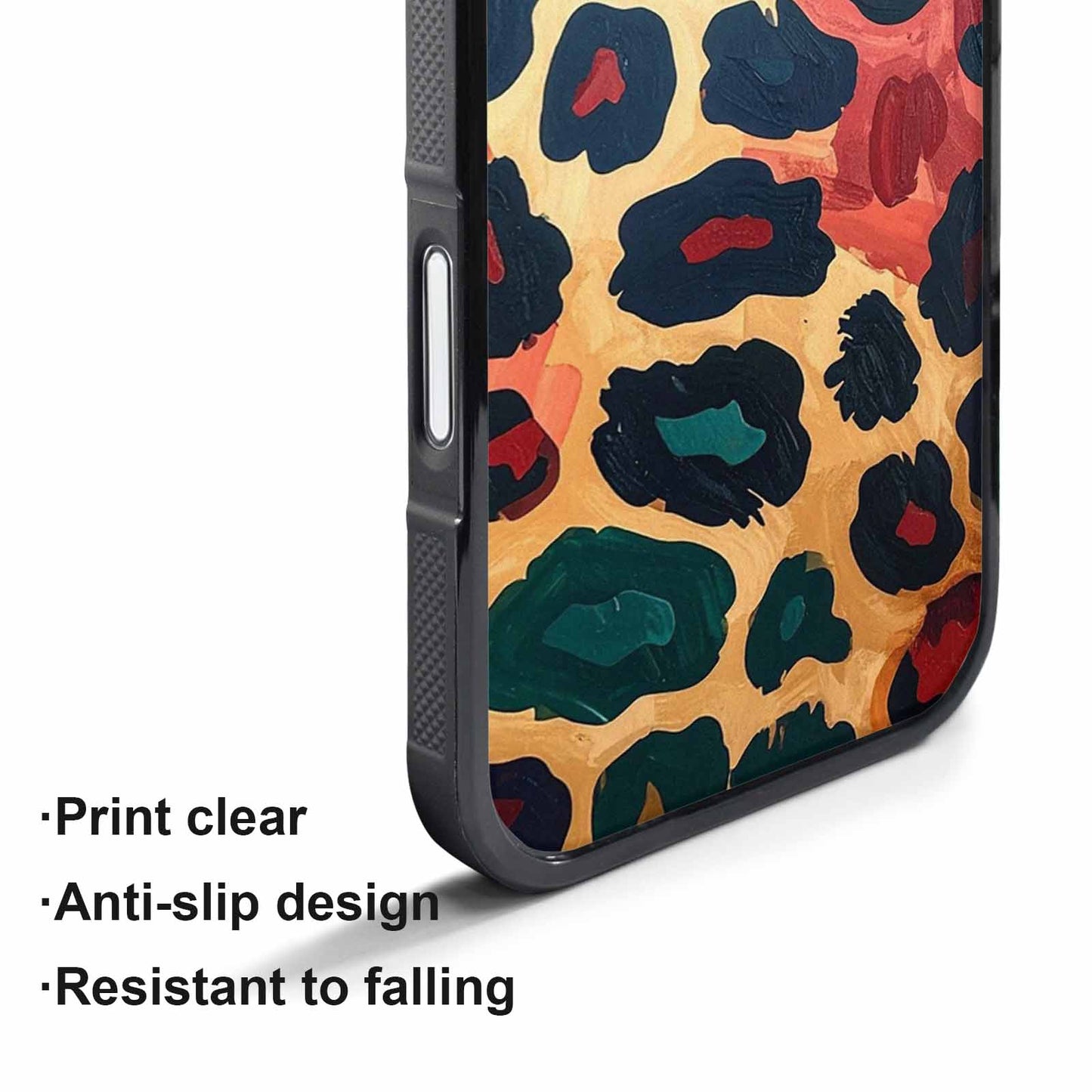 iPhone 17 Pro Case — Leopard Wallpaper Print Animal Print, Customized Protective Case