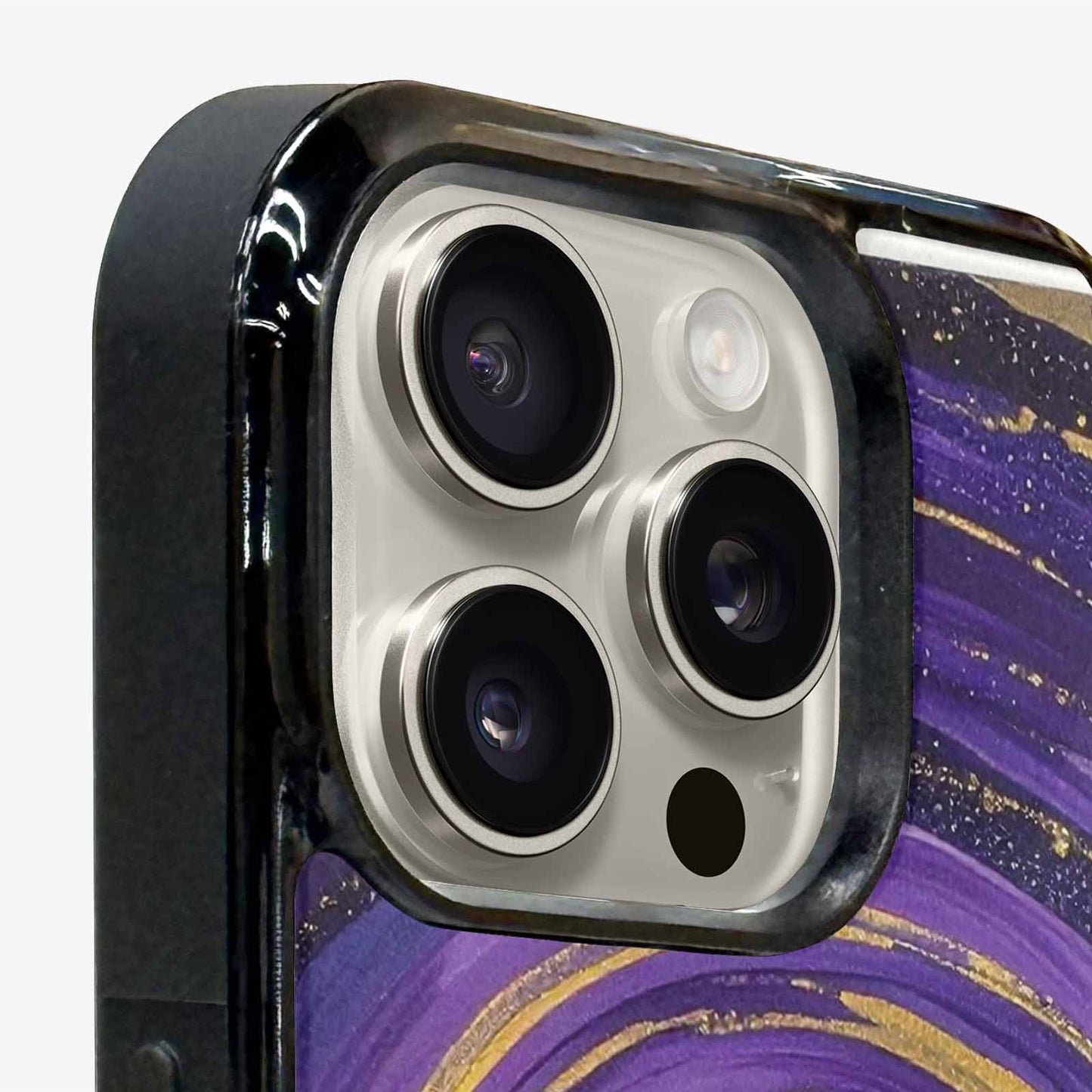 iPhone 16 Pro Max Case — Swirling Brushstroke Starry Night Texture Blended, Original Design Phone Case