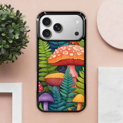 iPhone 17 Pro Max Case — Mushrooms Botanicalmushrooms P Floral, Custom Designed Case Cover