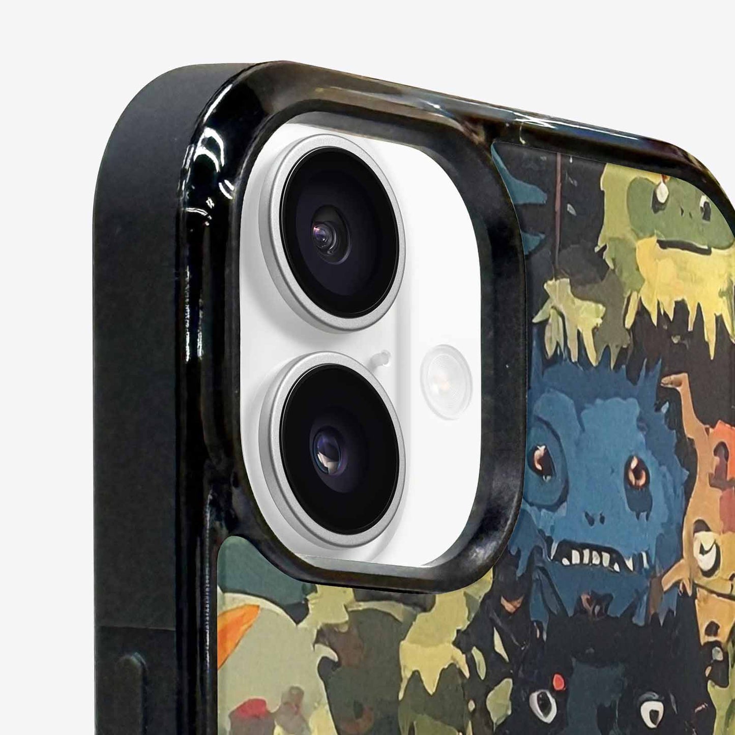 iPhone 16 Plus Case — Monsters Camomonsters Pattern Okl, Unique Phone Case Design