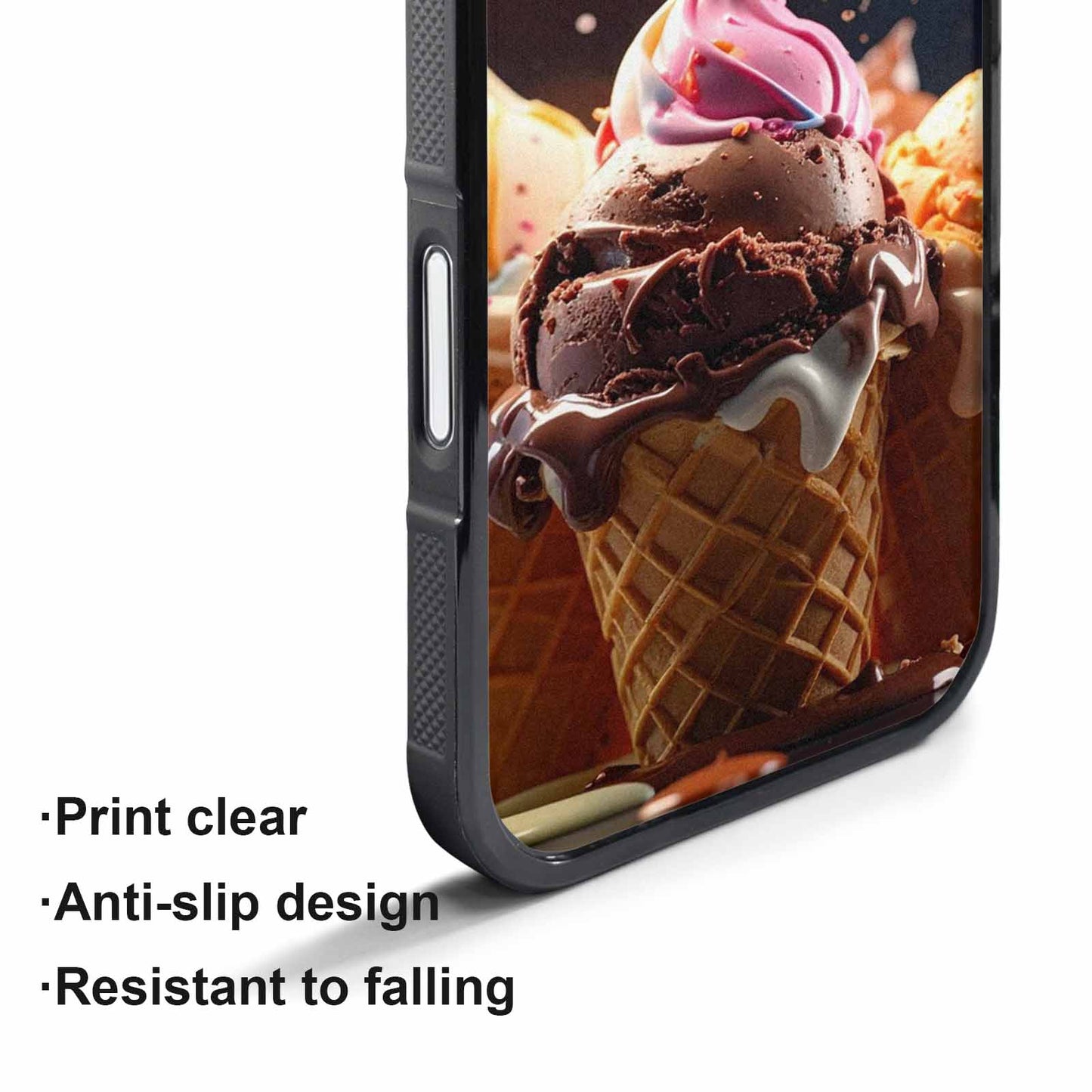 iPhone 17 Pro Max Case — Extreme Close Up Shot Original Art, Personalized Phone Case