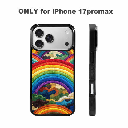 iPhone 17 Pro Max Case — Vivid Camo Rainbow Camo, Custom Made Phone Cover