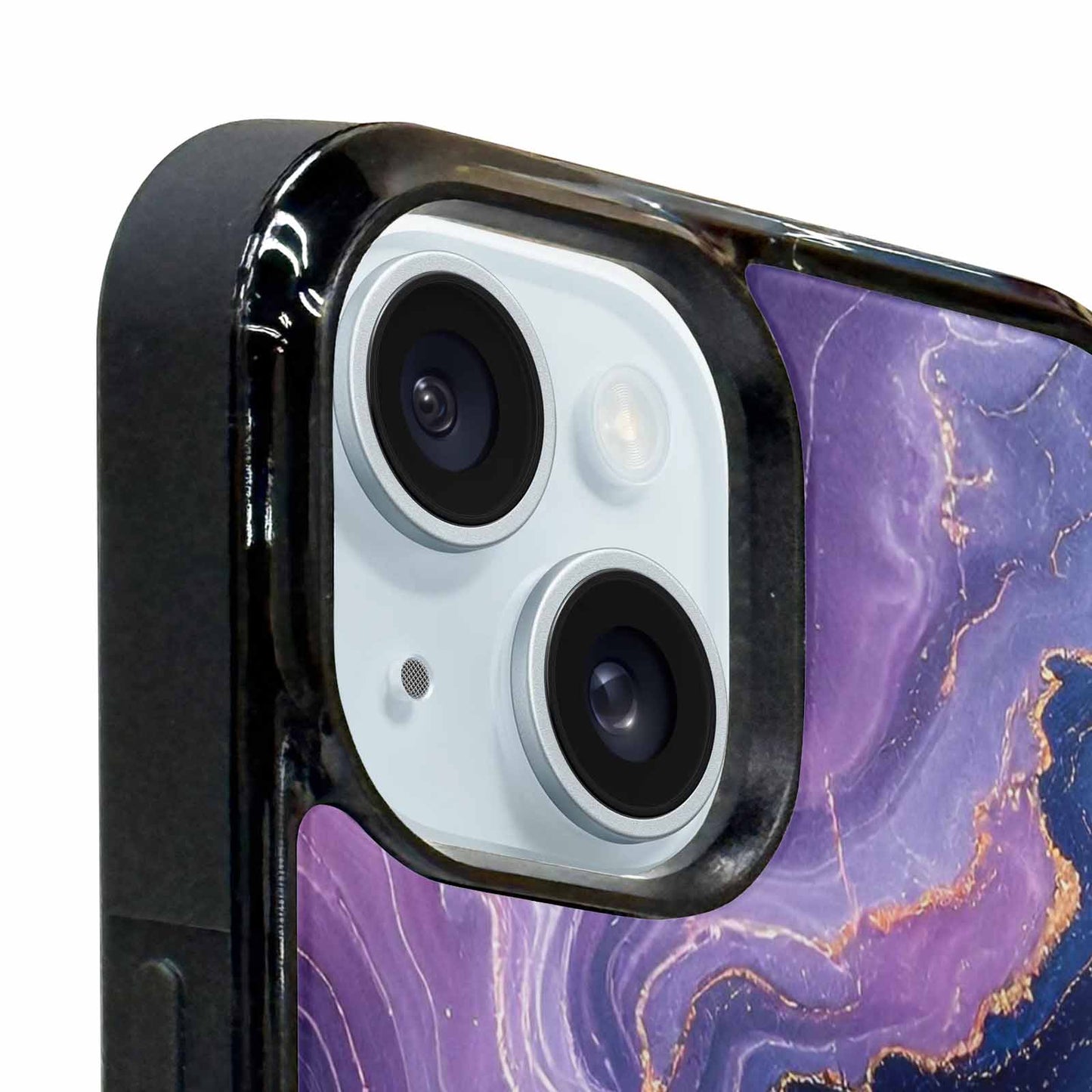 iPhone 15 Case — Marble Galaxy Custom Personalized Phone Cover, Customized Protective Case