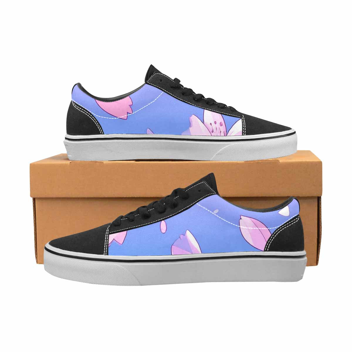 WOMEN'S Anime Cherry Blossom Canvas Lace-Up Y2K Custom Shoes