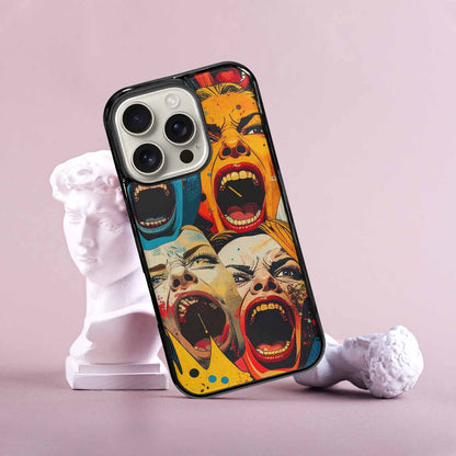 iPhone 16 Pro Case — Comic Book Scream Comic Book Scream, Custom Print Case Cover