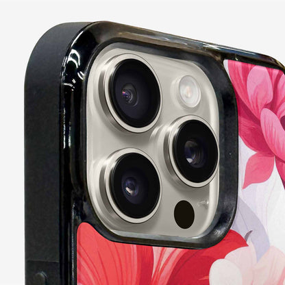 iPhone 15 Pro Max Case — Marble Floral Custom, Personalized Phone Case