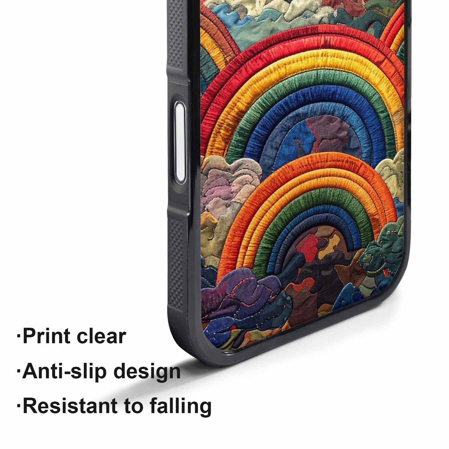 iPhone 17 Pro Case — Vivid Camo Rainbow Arc Camo, Custom Art Phone Cover