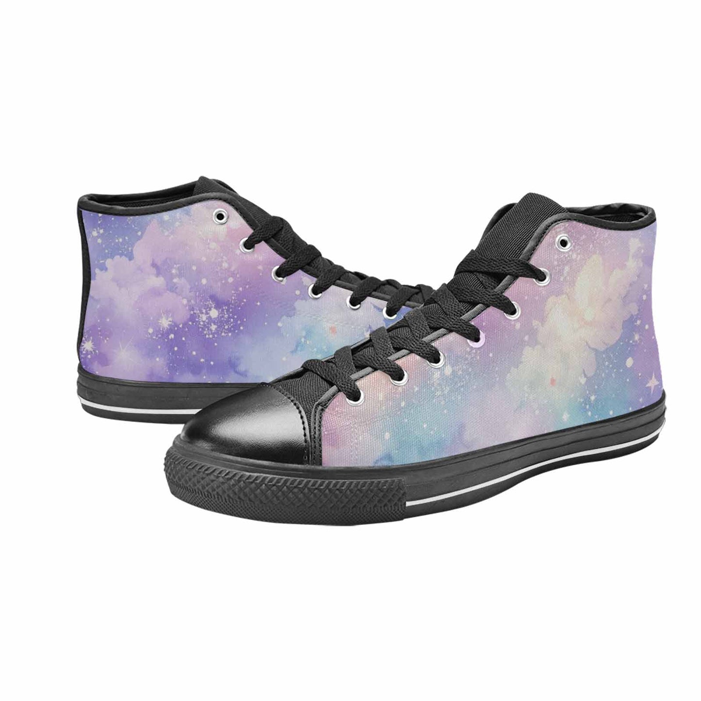 MEN'S Galaxy Art - High Top Canvas Vivid Sneakers