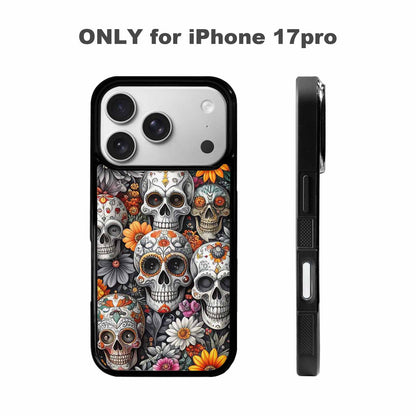 iPhone 17 Pro Case — Greyscale Black And White Dark Gothic, Custom Designed Case Cover
