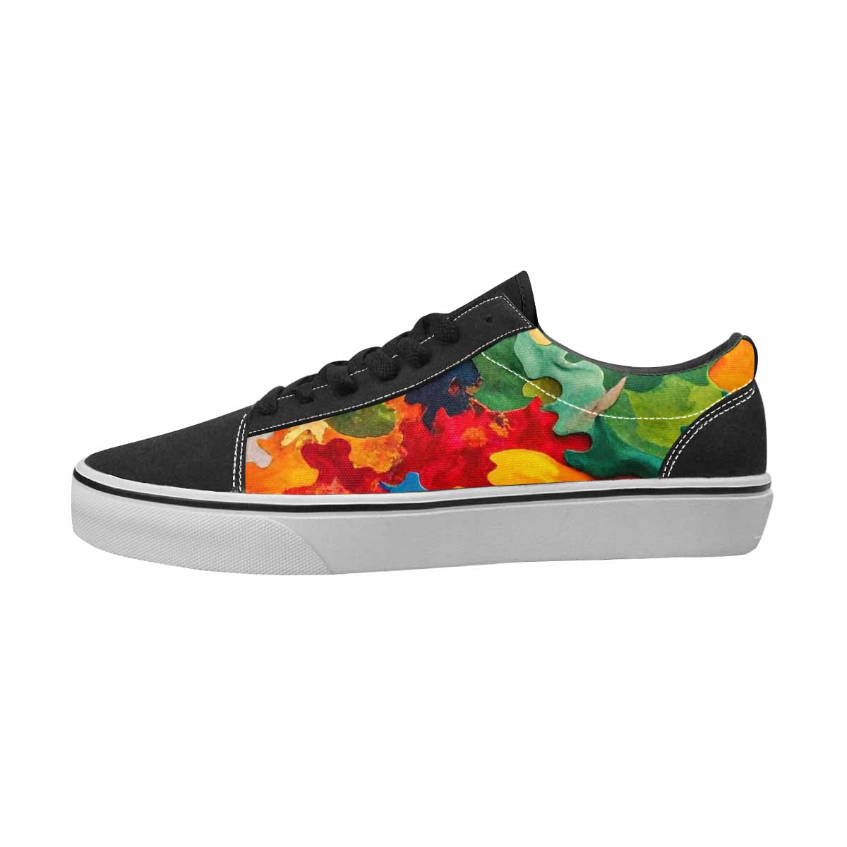 MEN'S Camo Full Color Canvas Bold Print Surreal Custom Printed Shoes