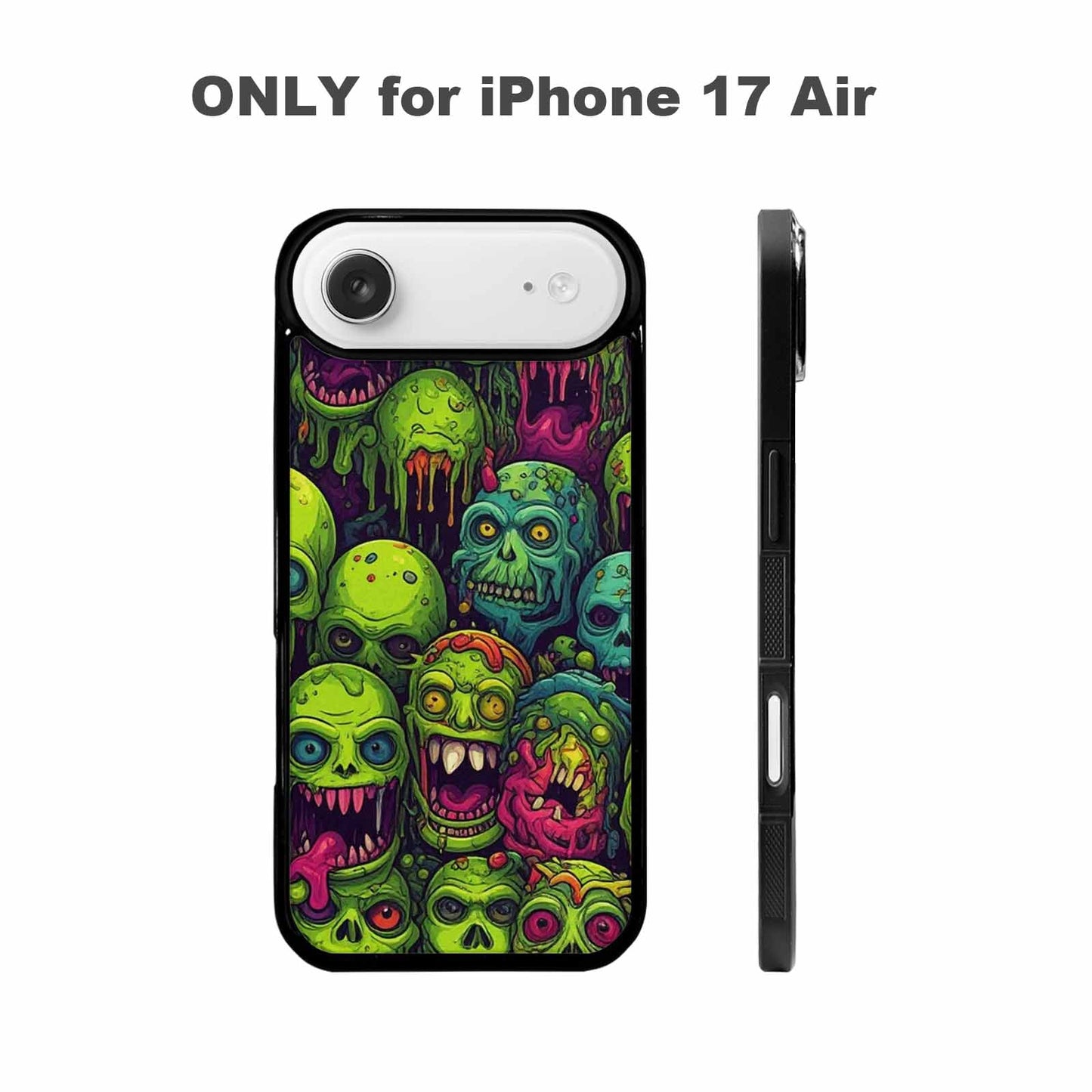 iPhone 17 Air Case — Toxic Radioactive Creature Pattern Hundreds Original, Unique Phone Case Design