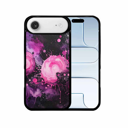 iPhone 17 Air Case — Galaxy Nebula Black Pink Ink Galaxy, Customized Protective Case